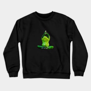 Yoga Frog - Sukhasana Pose Crewneck Sweatshirt